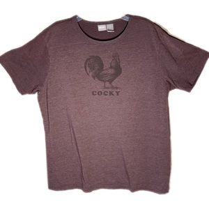 Utility Brand Graphic Tee “Cocky” Men’s Sz XL